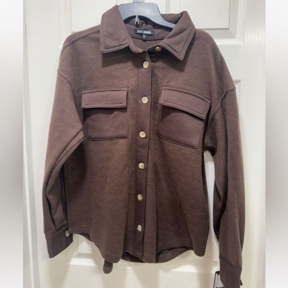 Steve Madden Button Down Shacket NWT - Picture 1 of 3